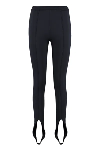Shop Saint Laurent Stretch Leggings For Women Ss23 In Black In Noir