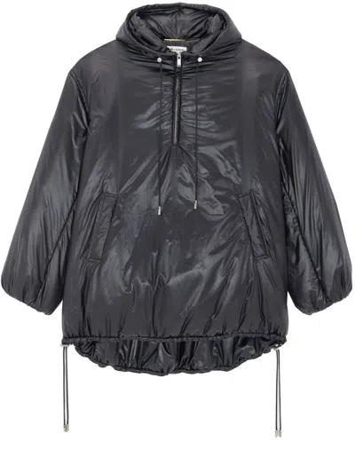 Shop Saint Laurent Stylish And Functional: The Ultimate Men's Drawstring Jacket In Black