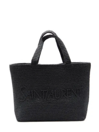 Shop Saint Laurent Tote Handbag Handbag In Black