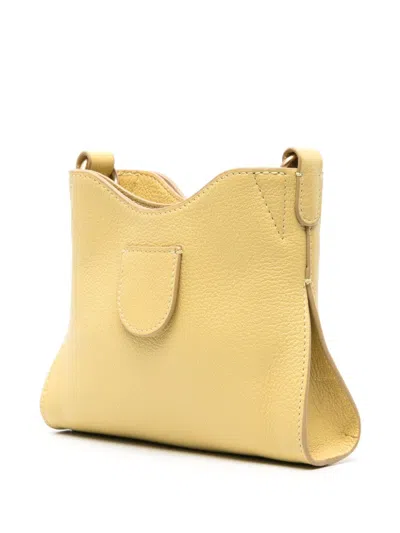 Shop See By Chloé Joan Leather Crossbody Handbag In Yellow