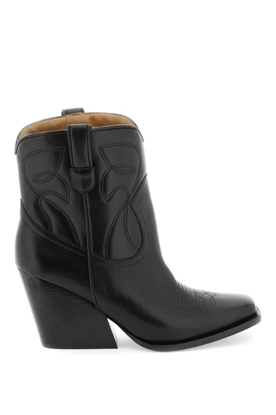 Shop Stella Mccartney Black Alter Mat Cowboy Boots For Women