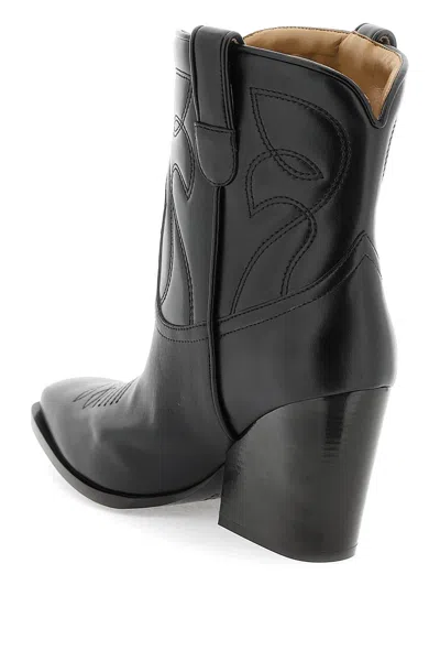 Shop Stella Mccartney Black Alter Mat Cowboy Boots For Women