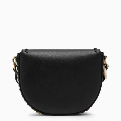Shop Stella Mccartney Black Faux Leather Shoulder Handbag For Women With Magnetic Closure And Adjustable Strap