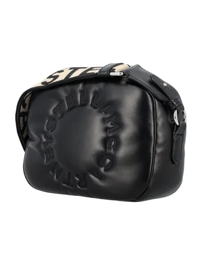 Shop Stella Mccartney Black Padded Small Camera Handbag For Women