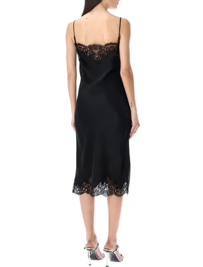 Shop Stella Mccartney Lace Mini Dress For Women In Black