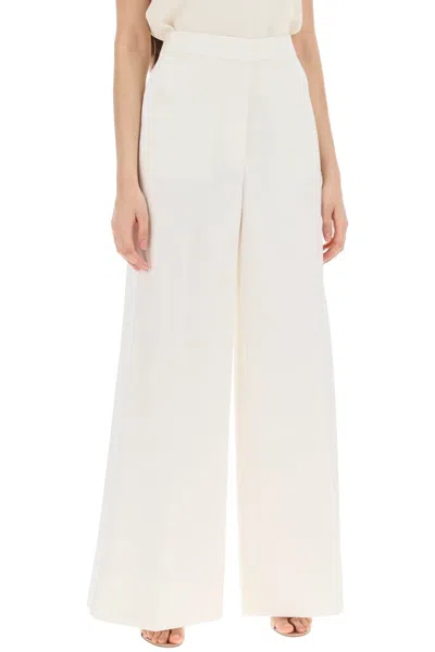Shop Stella Mccartney High-waisted Wool Tailored Trousers With Contrast Side Stripes In Multicolor
