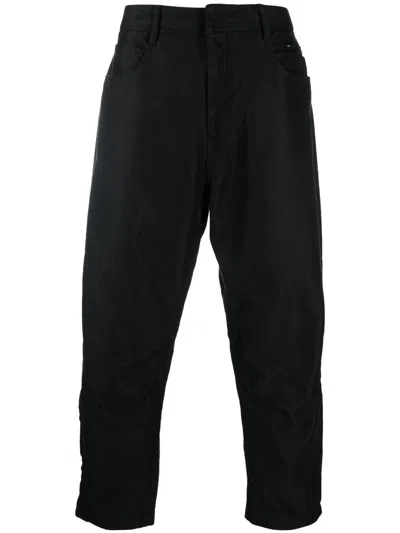 Shop Stone Island Shadow Project Black Baggy Trousers