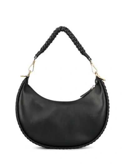 Shop Fendi Elegant Black Calf Leather Small Shoulder Handbag For Women, Fw23