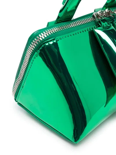 Shop Attico Emerald Green Mini Crossbody Handbag For Women