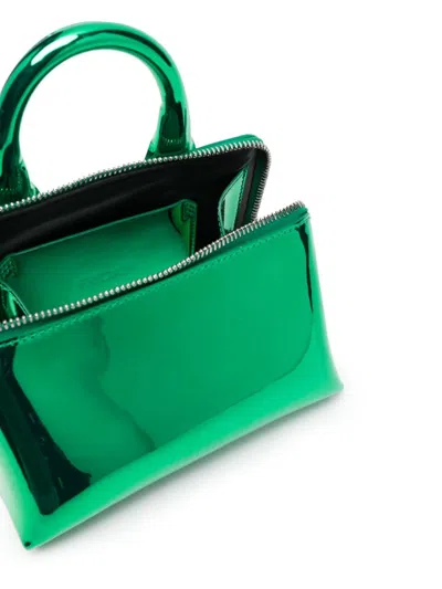 Shop Attico Emerald Green Mini Crossbody Handbag For Women