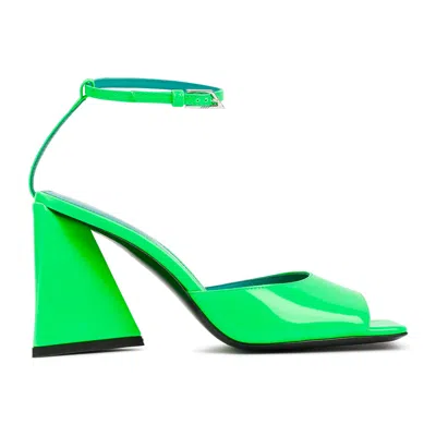 Shop Attico Piper Sandal In Green