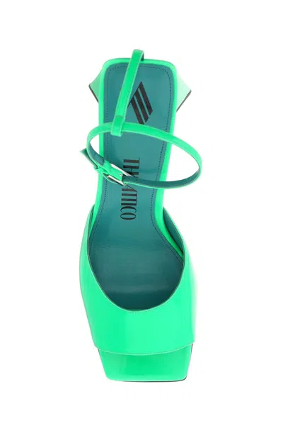 Shop Attico Piper Sandal In Green