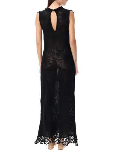 Shop The Garment Black Crochet Dress For Women: Elegant Esmeralda Long Dress