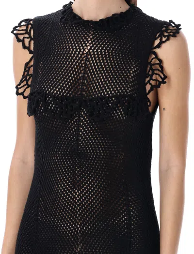 Shop The Garment Black Crochet Dress For Women: Elegant Esmeralda Long Dress