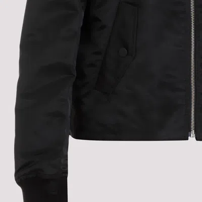 Shop Theory Black Varsity Bomber Jacket