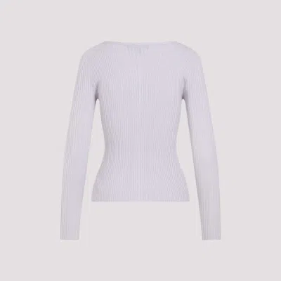 Shop Theory Soft And Chic Open V Pullover For Women In Pink And Purple