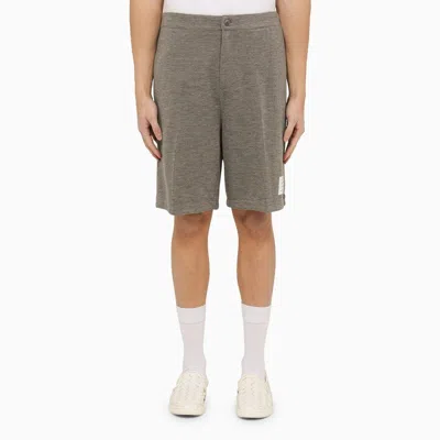 Shop Thom Browne Men's Grey Bermuda Shorts In 100% Virgin Wool For Ss24