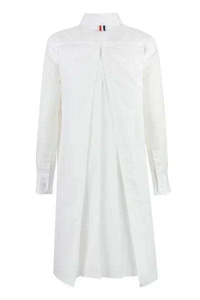 Thom Browne Women's Cotton Shirtdress In White