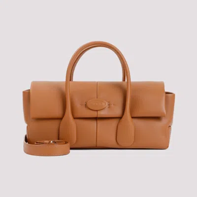 Shop Tod's Beige Leather Shoulder & Crossbody Bag For Women