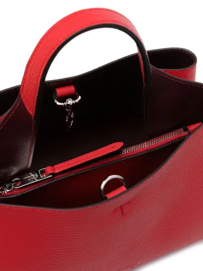 Shop Tod's Red Leather Tote Handbag For Women
