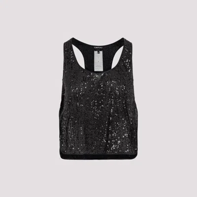 Shop Tom Ford Black Polyester Top For Women