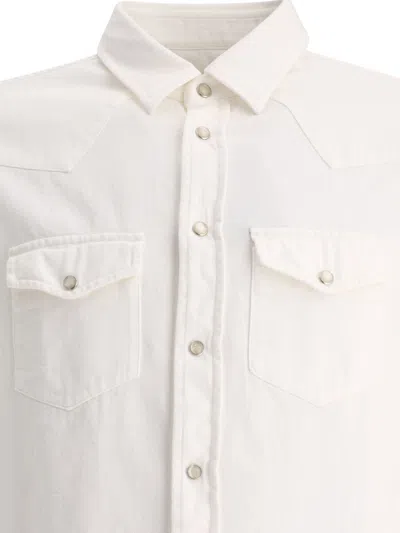 Shop Tom Ford Classic White Shirt For Men With Chest Pockets
