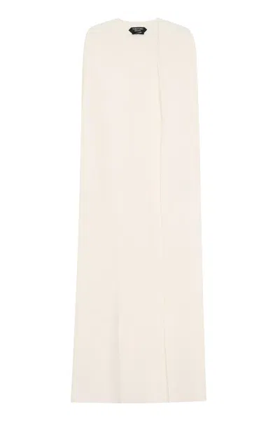 Shop Tom Ford Elegant White Silk Cape For Women