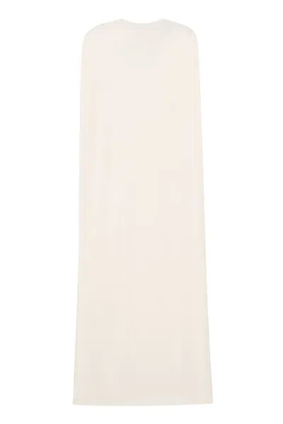 Shop Tom Ford Elegant White Silk Cape For Women