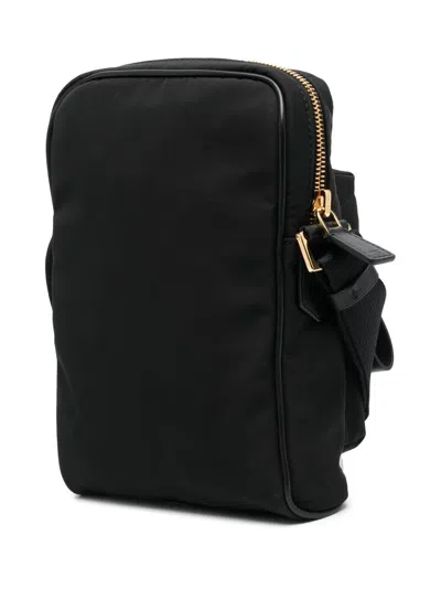Shop Tom Ford Men's Black Leather Raffia Messenger Handbag For On-the-go Lifestyle