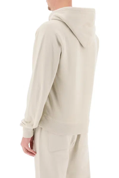 Shop Tom Ford Men's Regular Fit Hoodie In Neutro In Grey