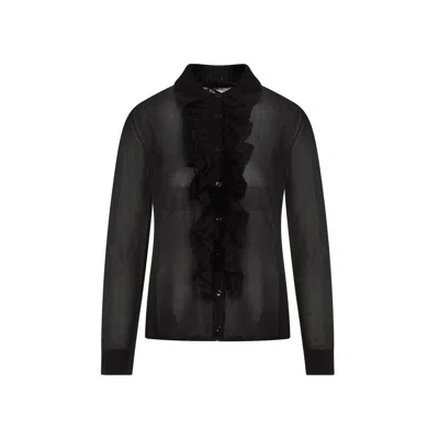 Shop Tom Ford Ss24 Black Viscose Shirt For Women