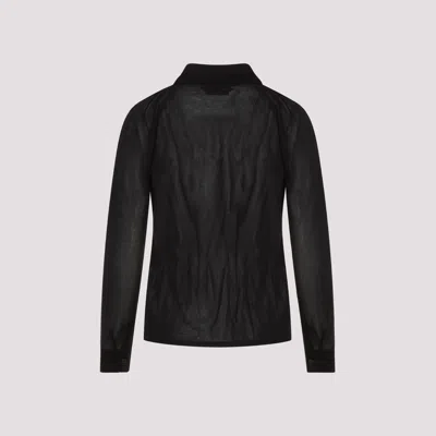 Shop Tom Ford Ss24 Black Viscose Shirt For Women