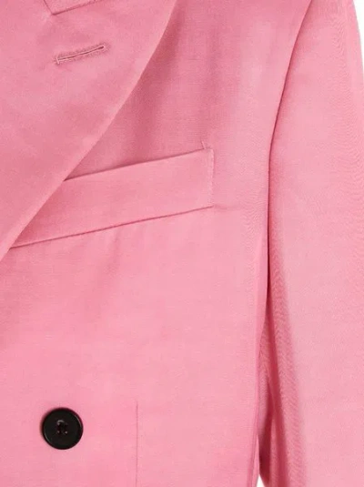Shop Tom Ford Ss23 Pink & Purple Viscose Jacket For Women