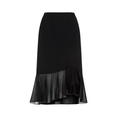 Shop Tom Ford Stunning Black Viscose Skirt For Women