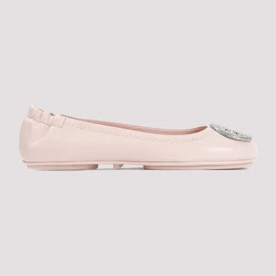 Shop Tory Burch Refined Nude Ballerina Flats For Women In Ss24 In Pink