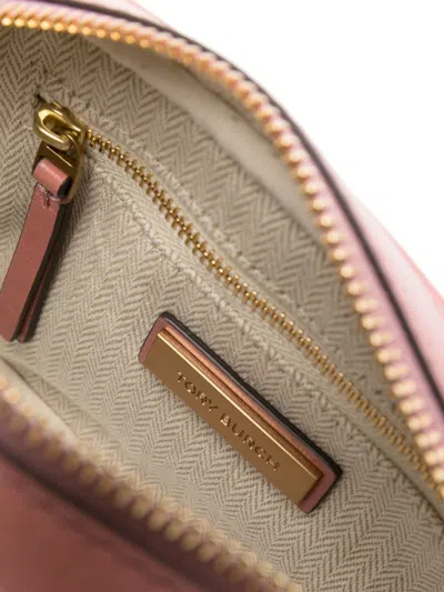 Shop Tory Burch Kira Leather Shoulder Handbag In Light Pink | Quilted Shoulder Bag For Women