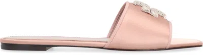 Shop Tory Burch Elegant Pink Satin Sandals For Women