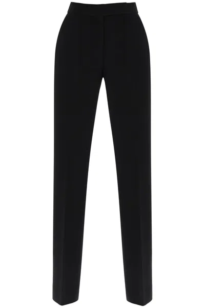 Shop Tory Burch Elegant Straight Leg Pants For Women In Black