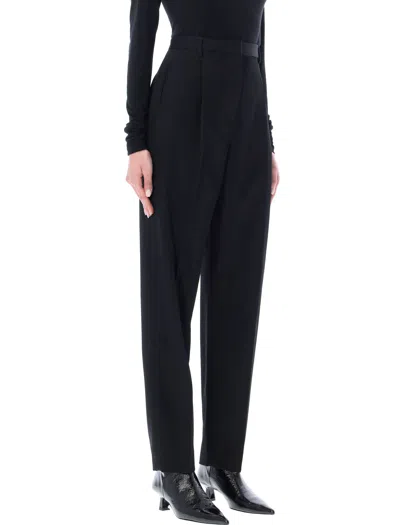 Shop Tory Burch Sophisticated Black Tailored Wool Pants For Women