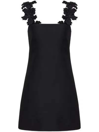 Shop Valentino Black Embroidered Dress For Women | Ss24 Collection