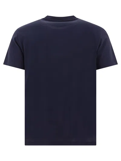 Shop Valentino Blue V-logo Patch T-shirt For Men