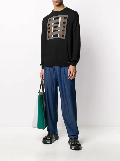Shop Valentino Classic Pleated Straight-leg Trousers For Men In Blue