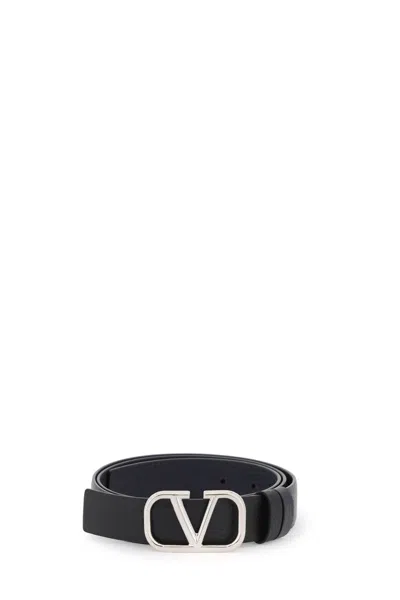 Shop Valentino Leather Vlogo Signature Reversible Belt In Multicolor