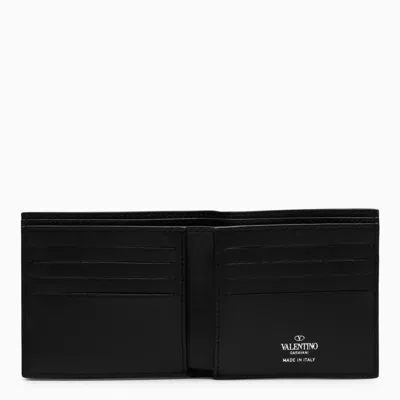 Shop Valentino Black Horizontal Wallet For Men