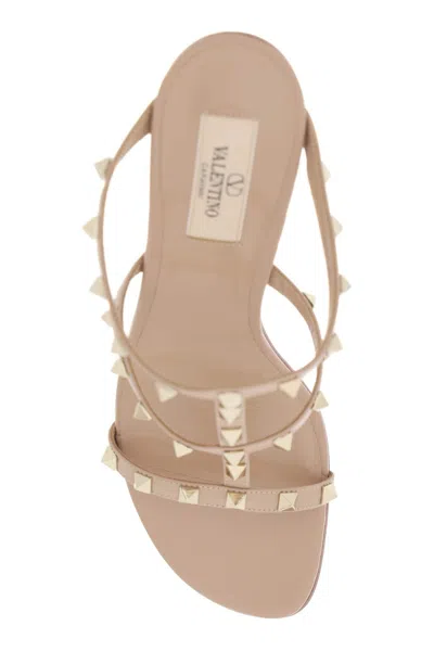 Shop Valentino Cut-out Wedge Flat With In Grey