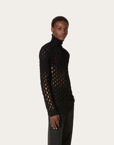 Shop Valentino Men's Black Sweater For Fall/winter 2024 In Nero