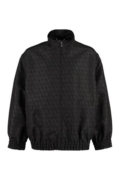 Valentino Garavani Man Jacket Dark Brown Size 40 Silk In Brown