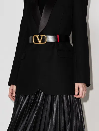 Shop Valentino Red Reversible V-logo Belt For Women