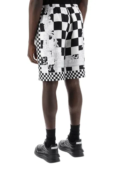 Shop Versace Mens Multicolor Versatile Bermuda Shorts Set