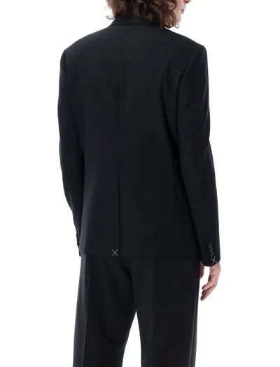 Shop Versace Sophisticated Men's Black Double Breasted Blazer